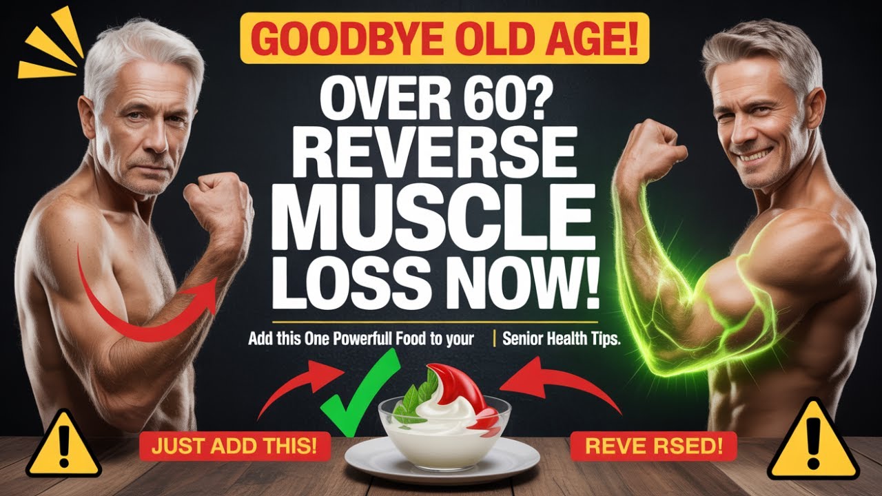 Over 60? Reverse Muscle Loss Now!add this one powerful food to your breakfast |senior health tips