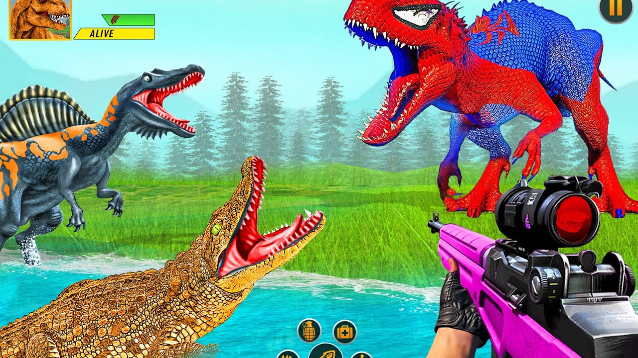 Dinosaur Hunting Game – Best Dinosaur Games – Android Gameplay