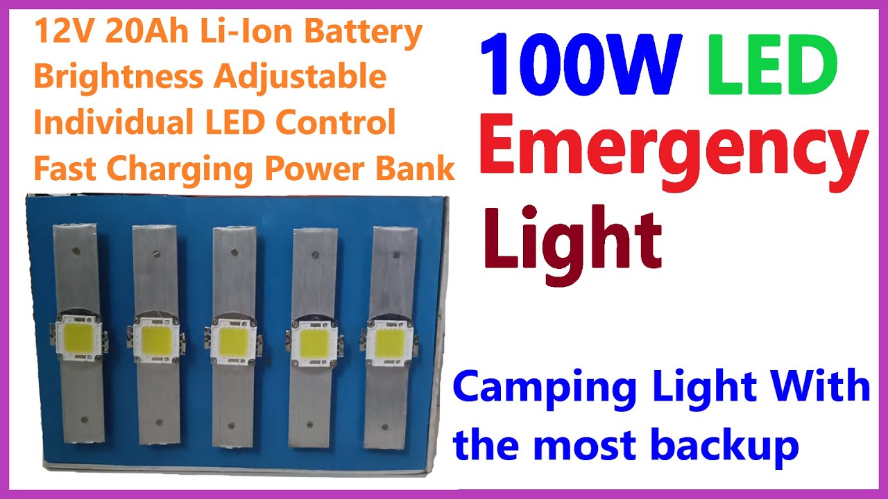 What Happens When You Use a 100W LED Emergency Light