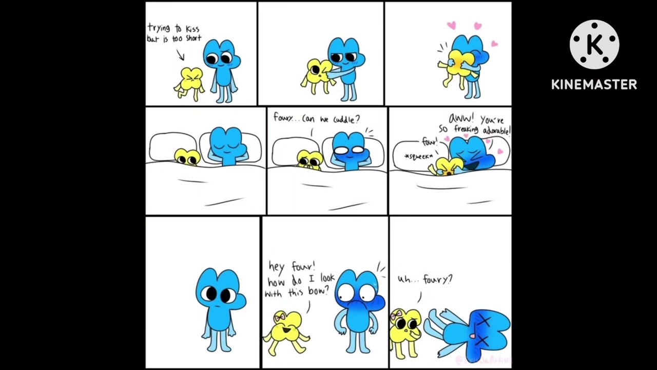 Bfdi comics me and my friend @TooCoolForYoutube35 did 