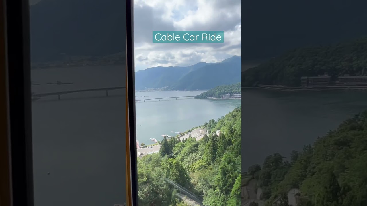Cable Car Ride at Mt. Katchikachi Ropeway in Tokyo Japan