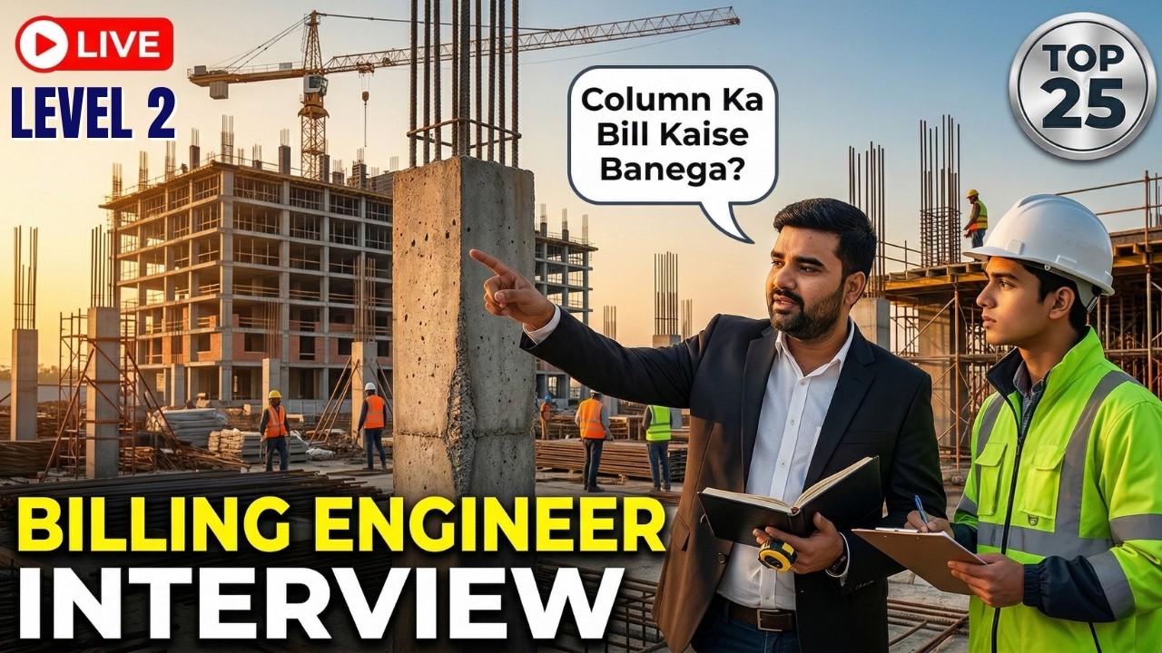 Billing Engineer Interview Preparation | Basic Knowledge & Top Questions for Civil Engineers