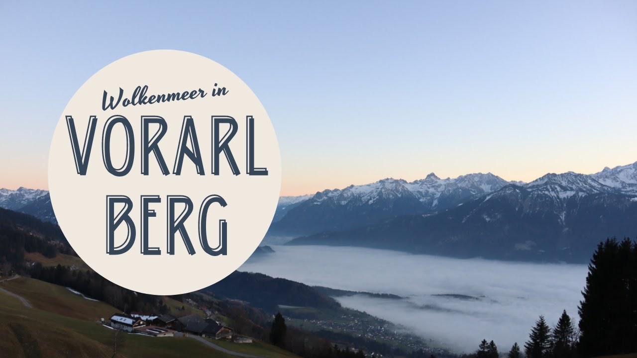 Dünser Älpele, Österreich 4K - Wolkenmeer in Vorarlberg