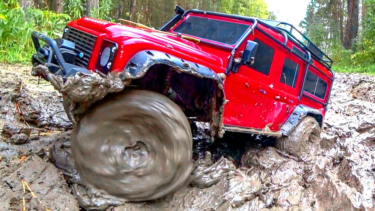 7 RC MUD Racing Truck   Mercedes vs Land Rover vs Jeep vs Dodge