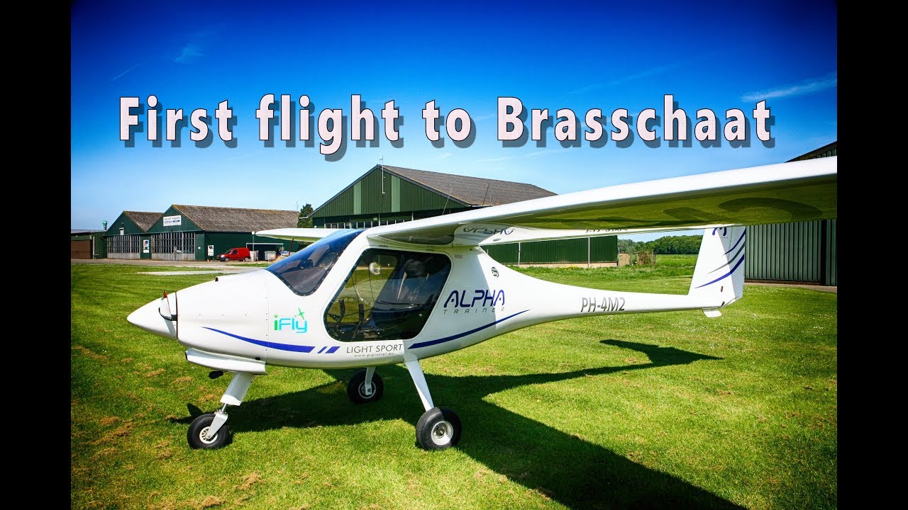 First flight to Brasschaat EBBT Belgium