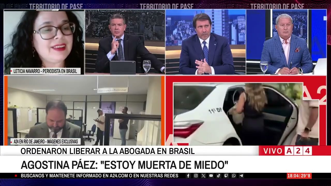 🔴 ORDENARON LIBERAR A LA ABOGADA EN BRASIL: EL PASE DE FEINMANN Y ROSSI