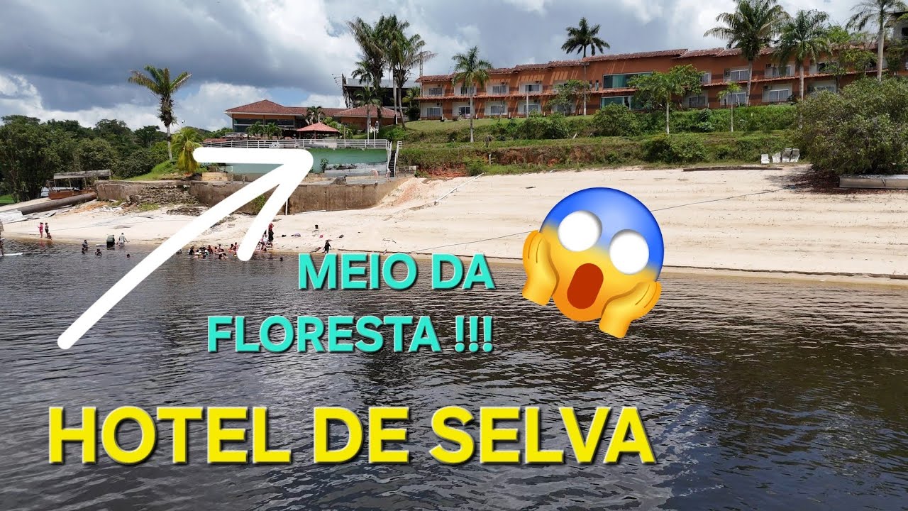 IMPRESSIONANTE HOTEL NO MEIO DA SELVA 