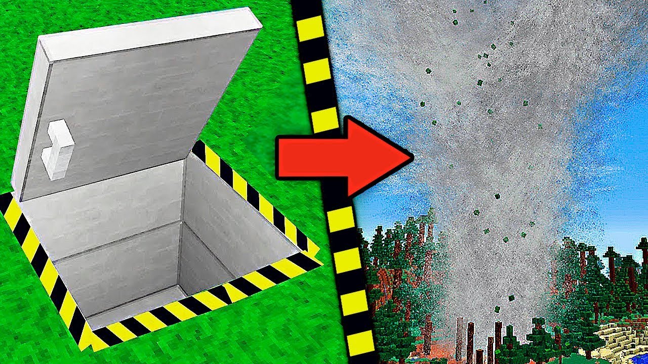 CASA 100% SEGURA CONTRA TORNADO no MINECRAFT