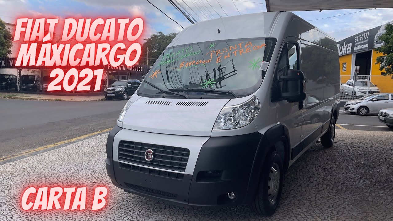 FIAT DUCATO MAXICARGO TETO ALTO 2021 - UM DOS MAIORES VEICULOS DE CARGA CARTA B