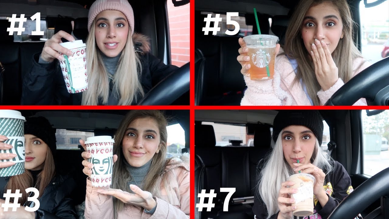 متابعيني يختارون مشروباتي من ستاربكس ( لمدة اسبوع كامل ! )