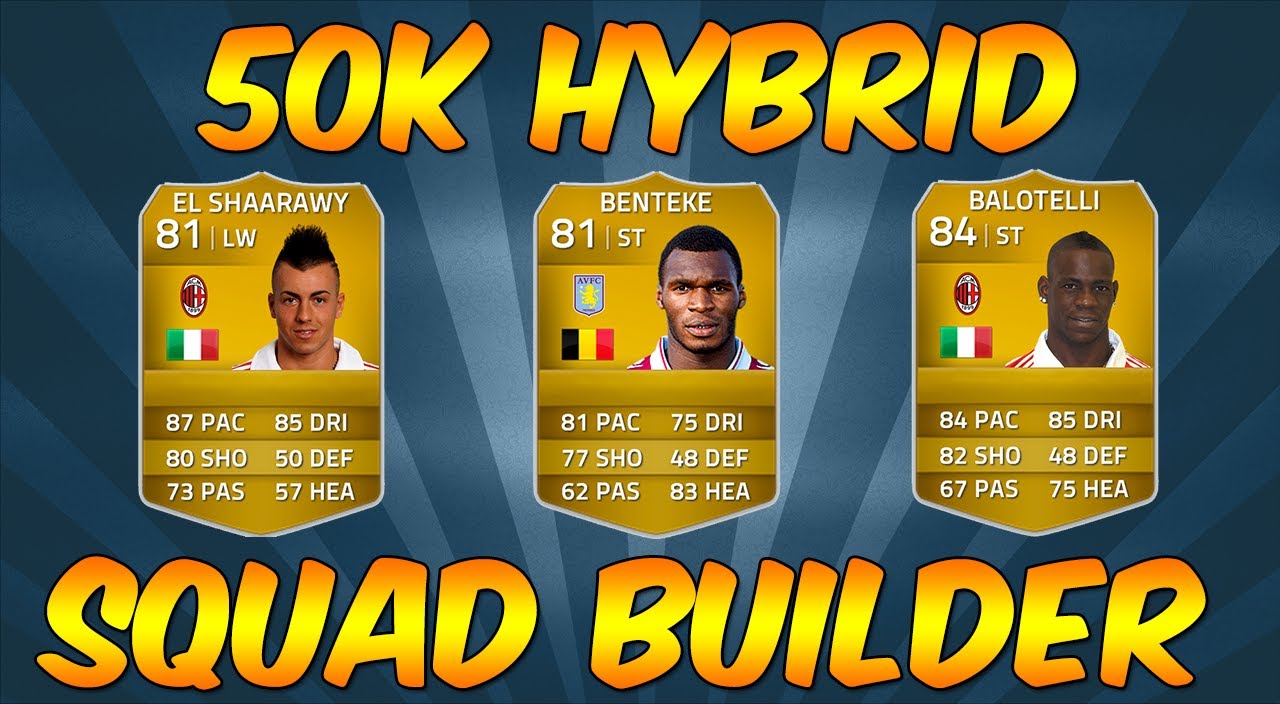 FIFA 14 (FUT 14) Overpowered 50K BPL Serie A Russian League Hybrid Squad Builder Benteke & Balotelli