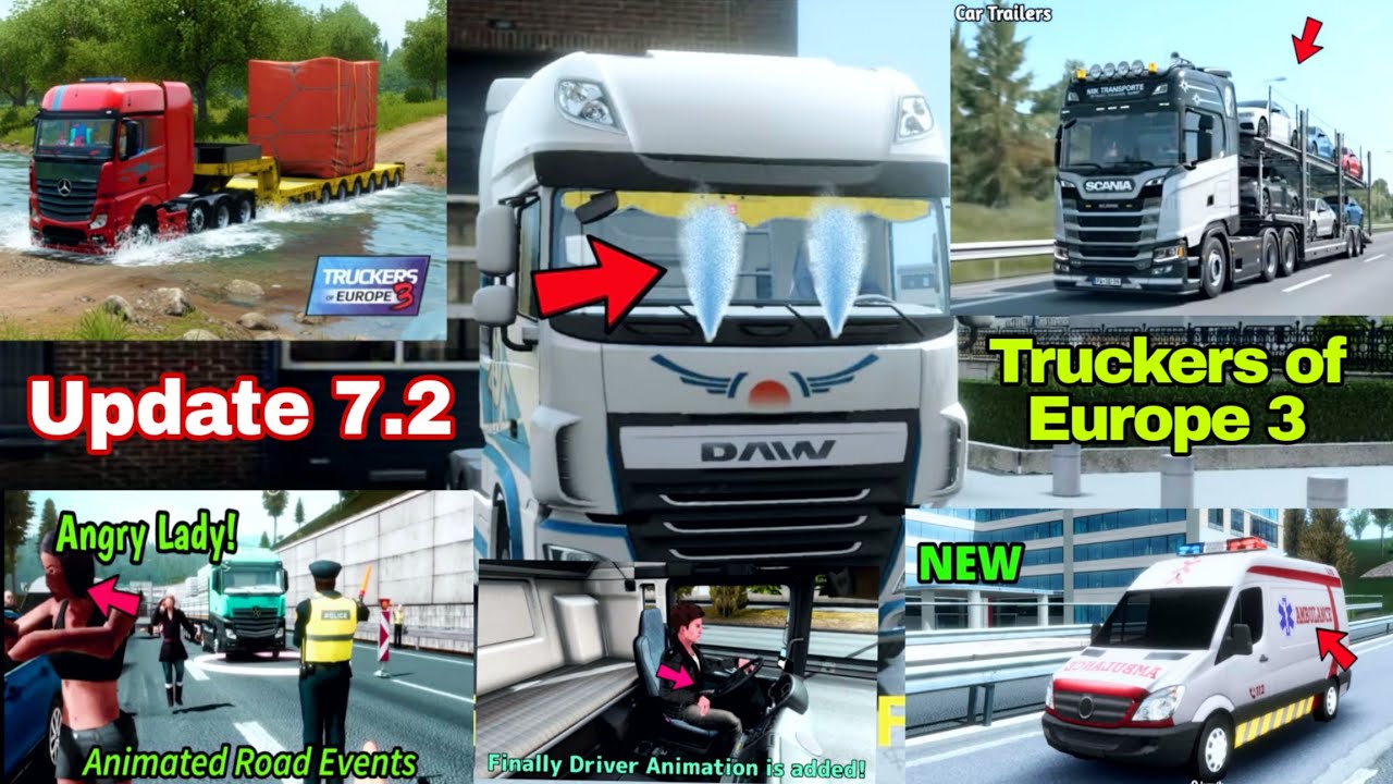 Finally Release Beta New Truck added Update 7.2 || Truckers of Europe 3 