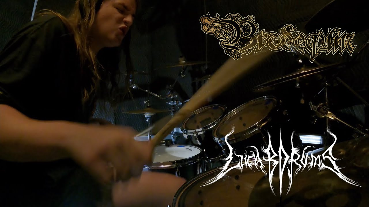 280 BPM BLASTBEAT DRUMMING TO BRODEQUIN 