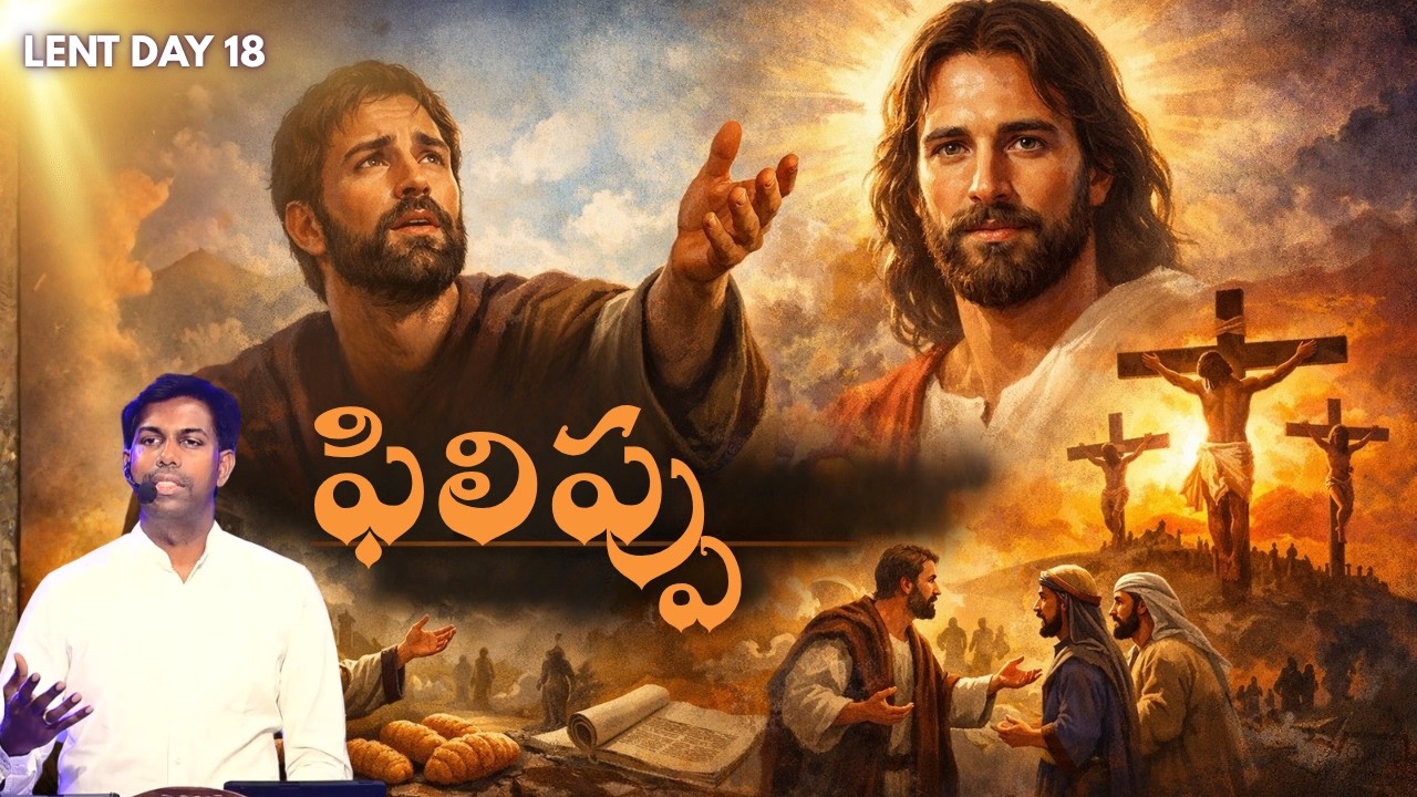 Phillip - ఫిలిప్పు | #LENT DAY 18 | యేసు క్రీస్తు సిలువ ధ్యానములు #biblemissionkakinada