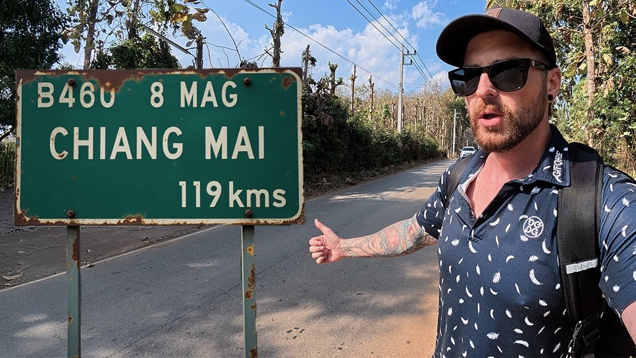 Forced To Walk 119km With No Plan, Until This Happened... (Pai to Chiang Mai) 🇹🇭