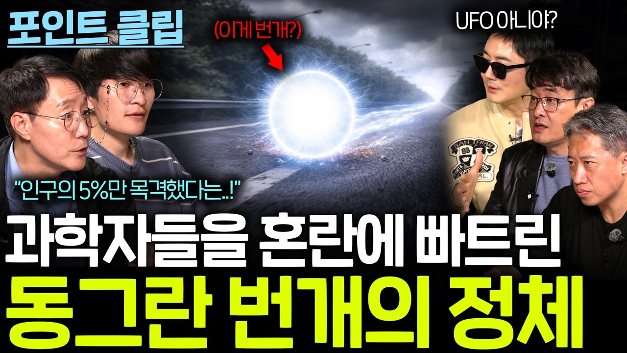 과학으로 설명할 수 없는 구형 번개 미스터리...(도깨비 불?)