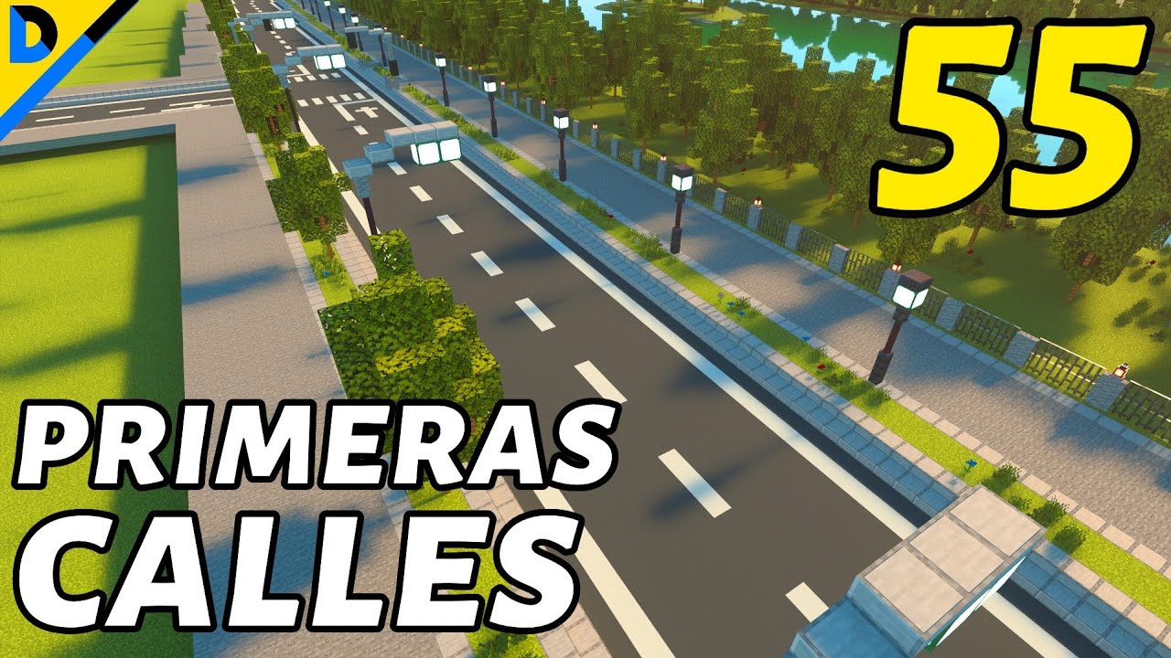 🏗️CONSTRUYENDO una CIUDAD en MINECRAFT #55 Nuevas CALLES!  - divanjm03