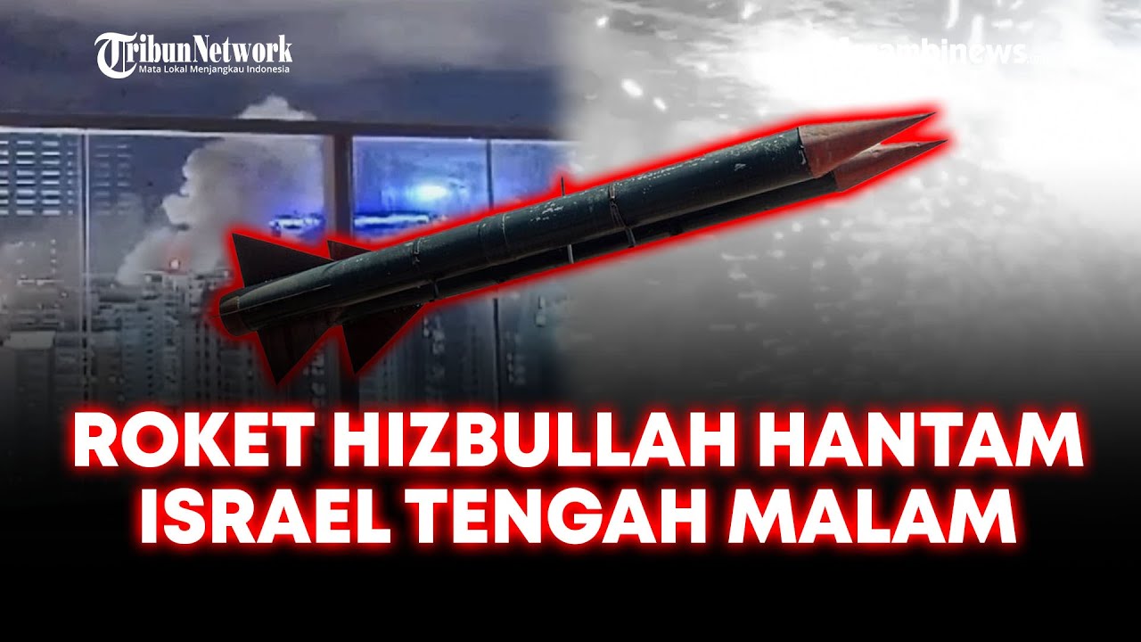 🔴 Hizbullah Hujani 2 Pangkalan Israel di Haifa hingga IDF Gagal Susupi Lebanon