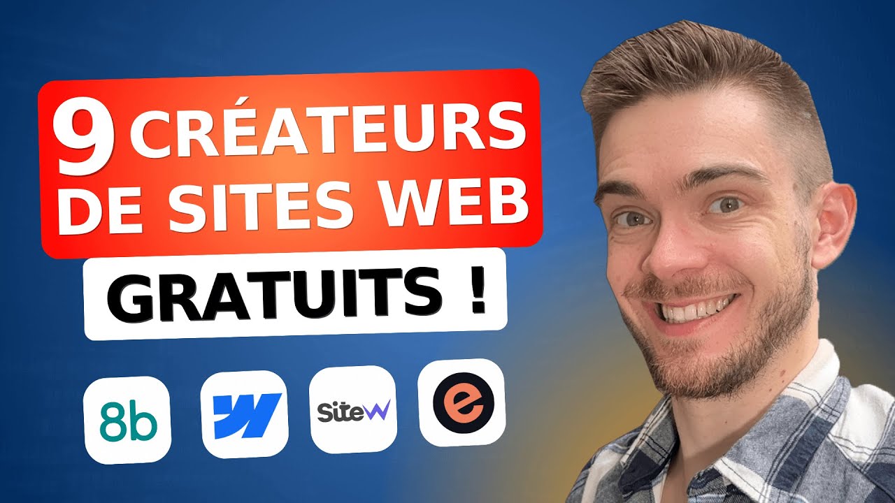 9 Créateurs de Site Web Gratuits avec Nom de Domaine et Hébergement !