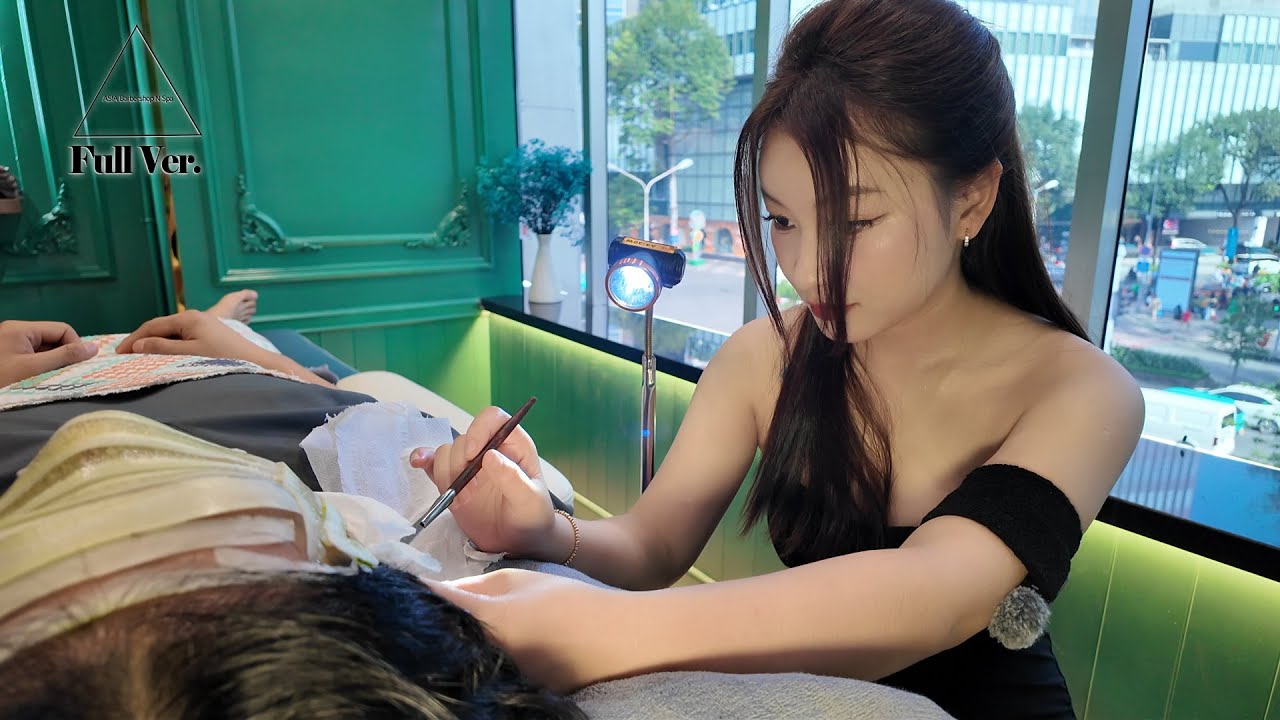 [Full ASMR] Gentle Face Shaving & Ear Cleaning / 顔剃りと耳掃除の癒し / Sanftes Rasieren & Ohrenpflege ASMR
