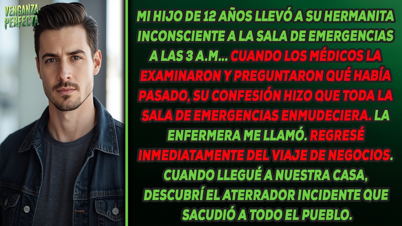 Mi hijo de 12 años llevó en brazos a su hermanita inconsciente a la sala de emergencias a las 3 a.m.