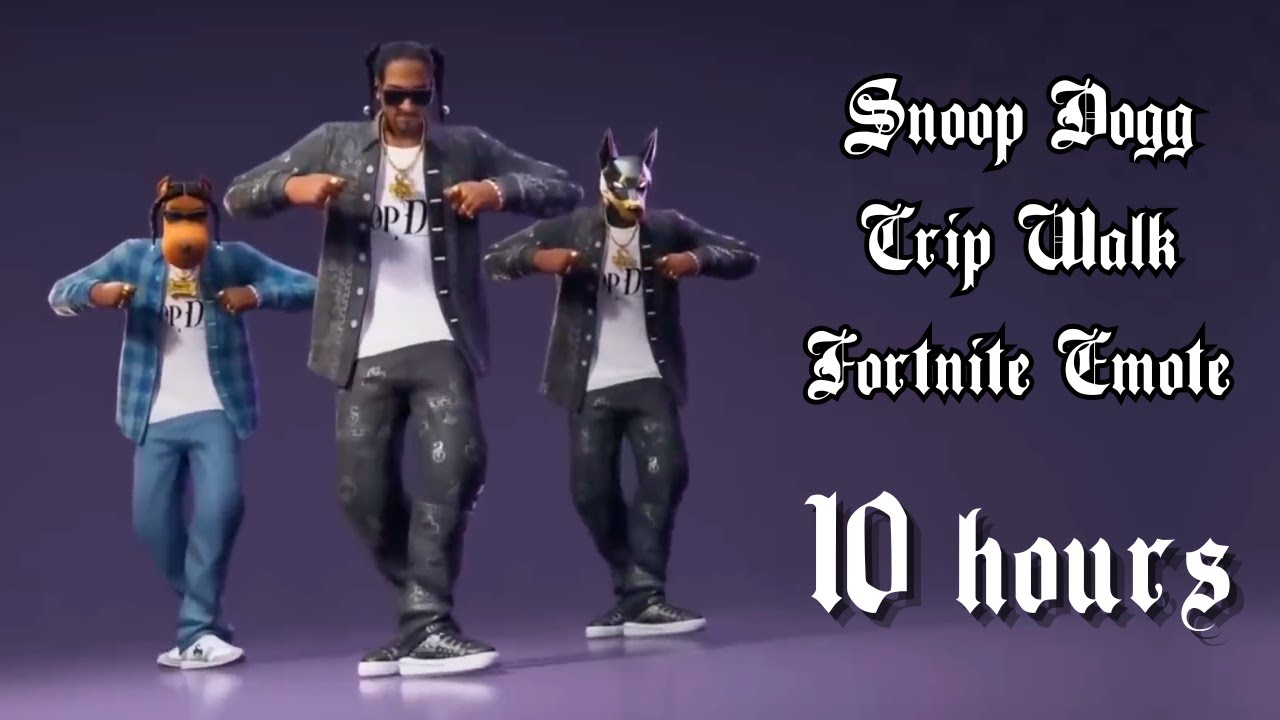 Snoop Dogg Crip Walk Fortnite Emote 10 Hours