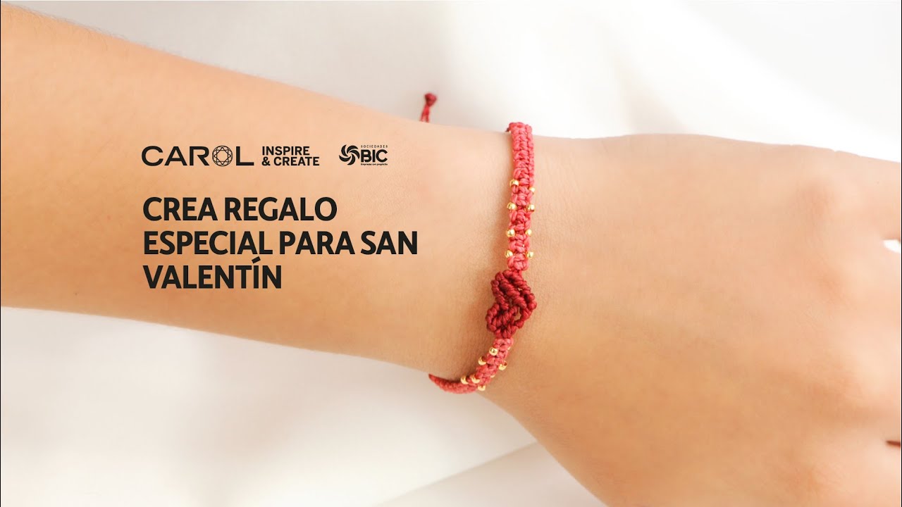 Aprende Cómo Hacer Paso a Paso ¡MANILLA CON HILO LINHASITA CON CENTRO DE CORAZÓN (Técnica Macramé)