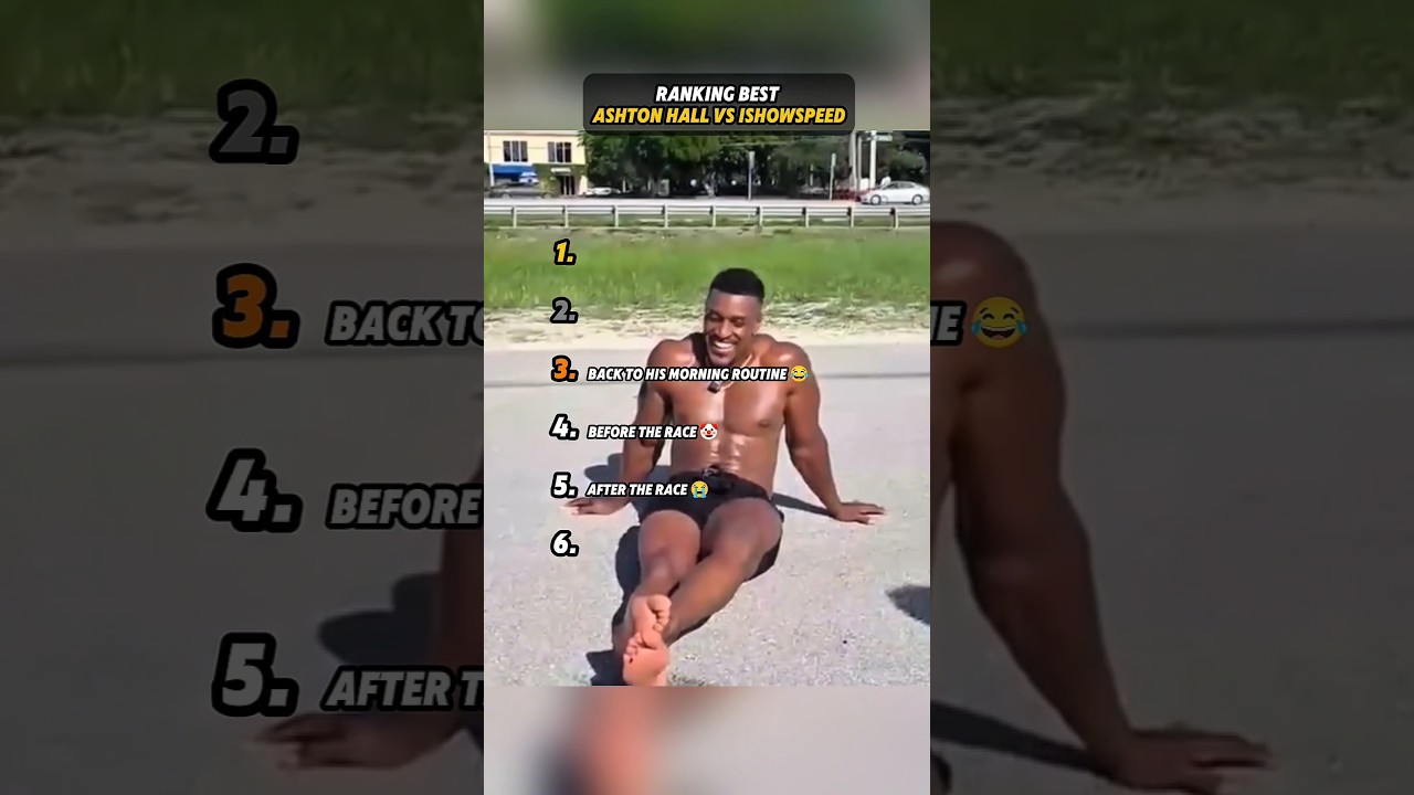 Ishowspeed Vs Ashton Hall 😂💀 #ishowspeed #ashtonhall#race#moments