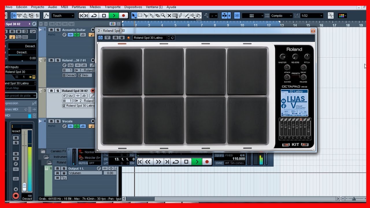 Roland Spd 30 VST/Au GRATIS/FREE