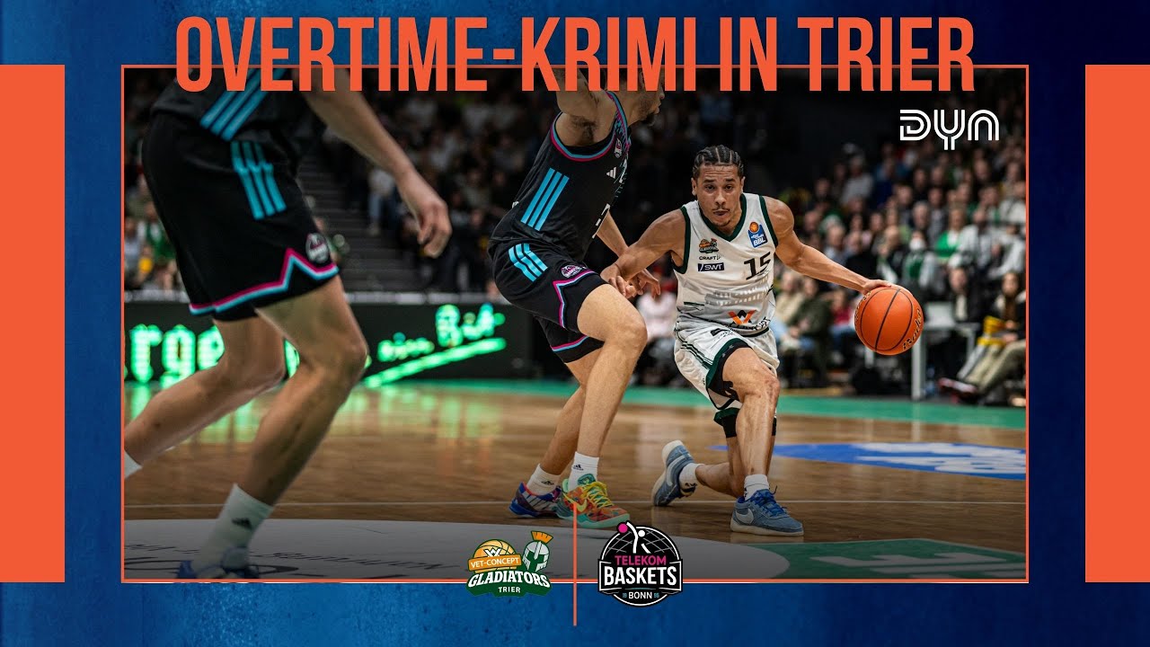 Highlights: VET-CONCEPT Gladiators Trier - Telekom Baskets Bonn | easyCredit BBL | Dyn Basketball
