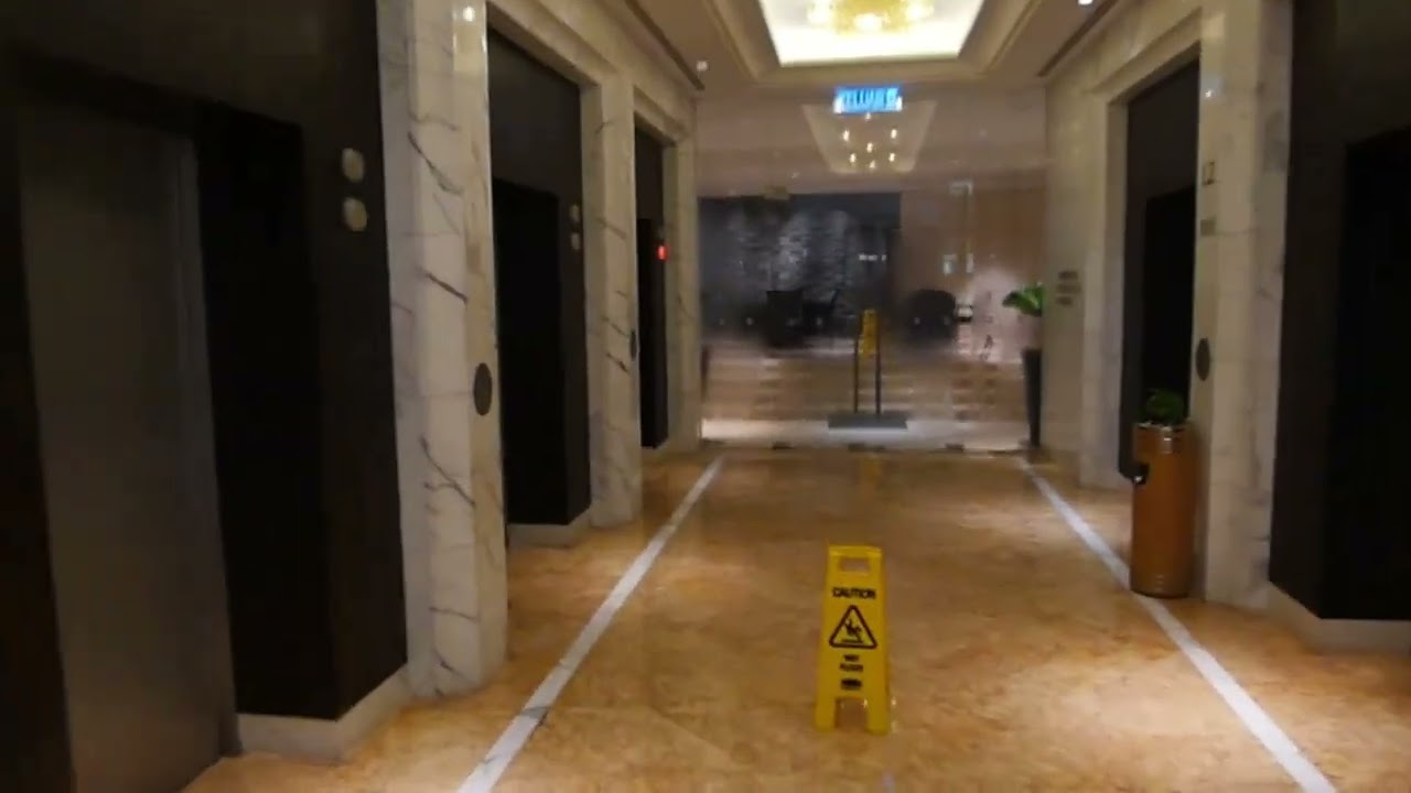 High speed Hitachi Lift at one world hotel (Guest Rooms side)