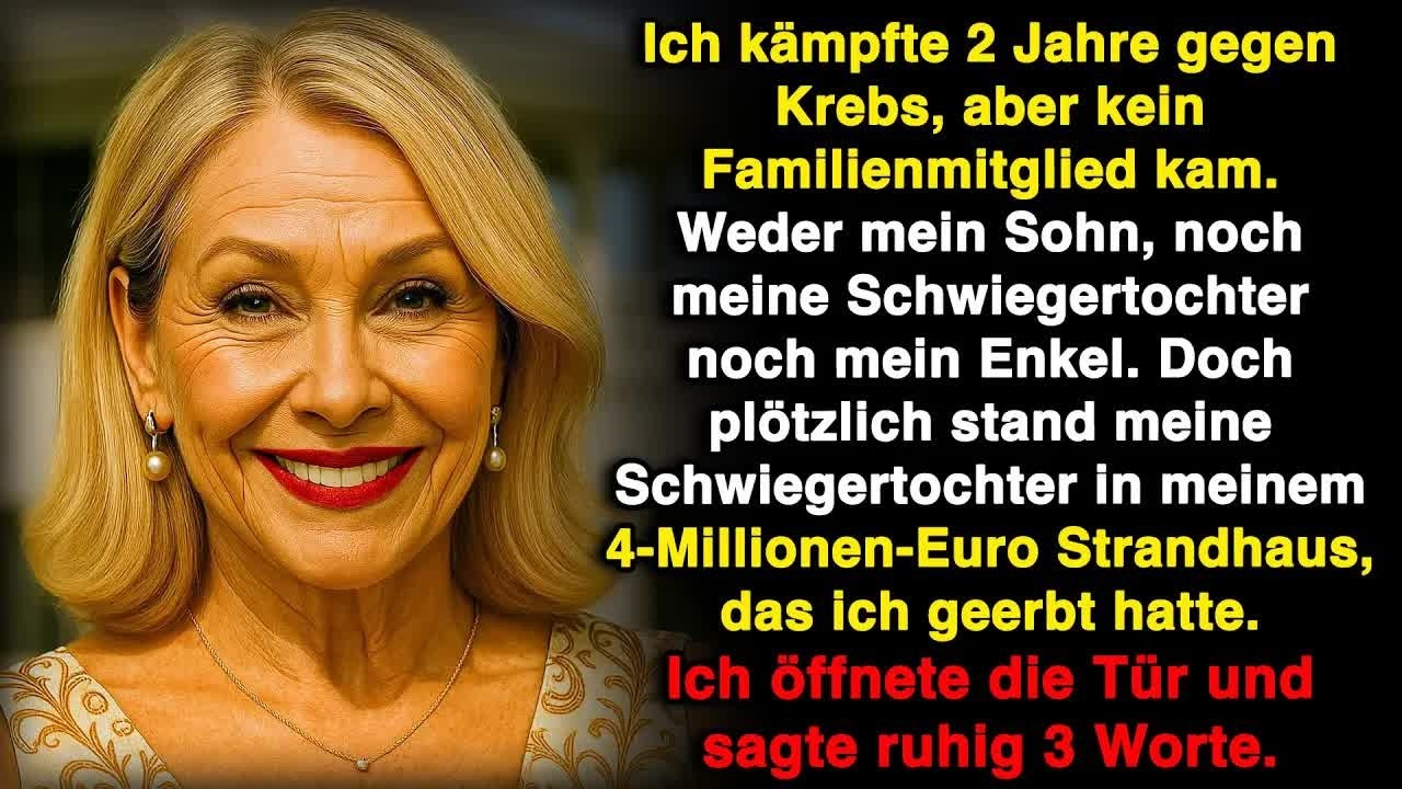 Kämpfte 2 Jahre gegen Krebs  Keiner aus der Familie erschien, nicht mal mein Sohn