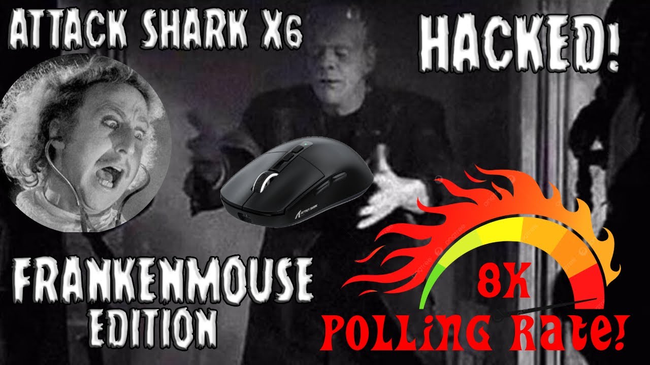 ATTACK SHARK X6 FRANKENSTEIN EDITION! Instalando a firmware do Delux M900 PRO