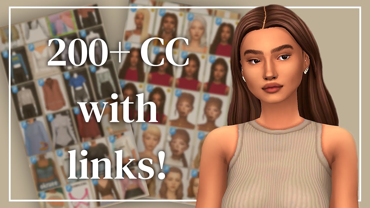 ЛЮБИМЫЙ пользовательский контент со ссылками | Maxis Match + Alpha | Sims 4