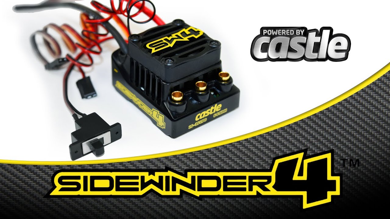 THE ALL NEW SIDEWINDER 4 - Featuring Castle Creations Cryo-Drive