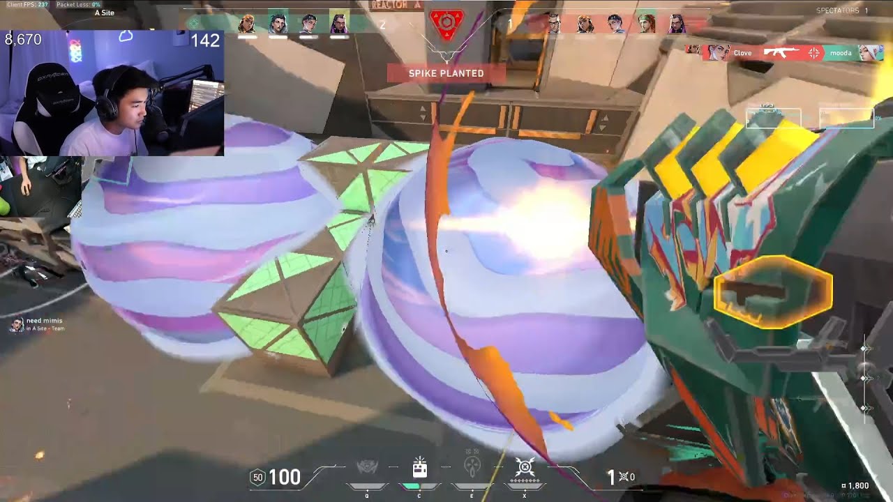 30+ ELIMS! BIND! NRG S0m INSANE MVP RAZE VALORANT GAMEPLAY [ FULL MATCH VOD ]