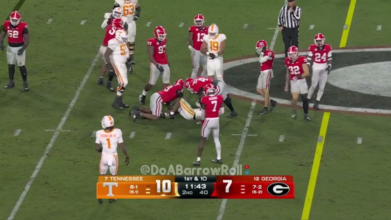 Tennessee OL/Offense vs Georgia Defense (2024)