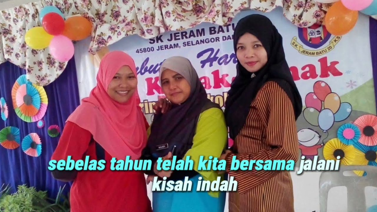 Montaj Majlis Perpisahan Cikgu Noor Halimah