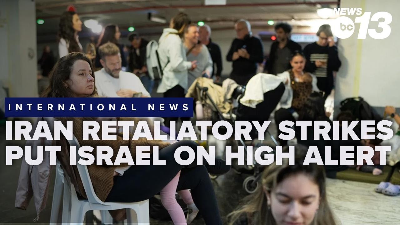 Israel shelters underground after barrage of Iranian retaliatory missile strikes