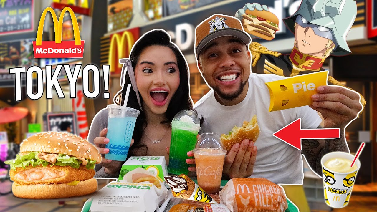 TRYING MCDONALD'S IN TOKYO JAPAN!! 🔥🍟🎌 (SECRET MENU ITEMS, + EVERYTHING WE DID IN DAY 3!!)
