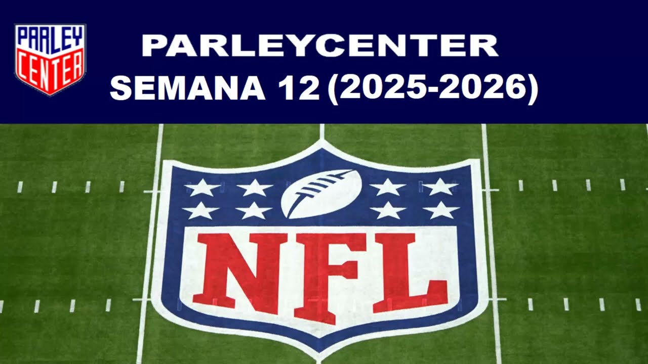 PRONOSTICOS NFL SEMANA 12 23/11/2025 🔥PARLEY GRATIS🔥 |