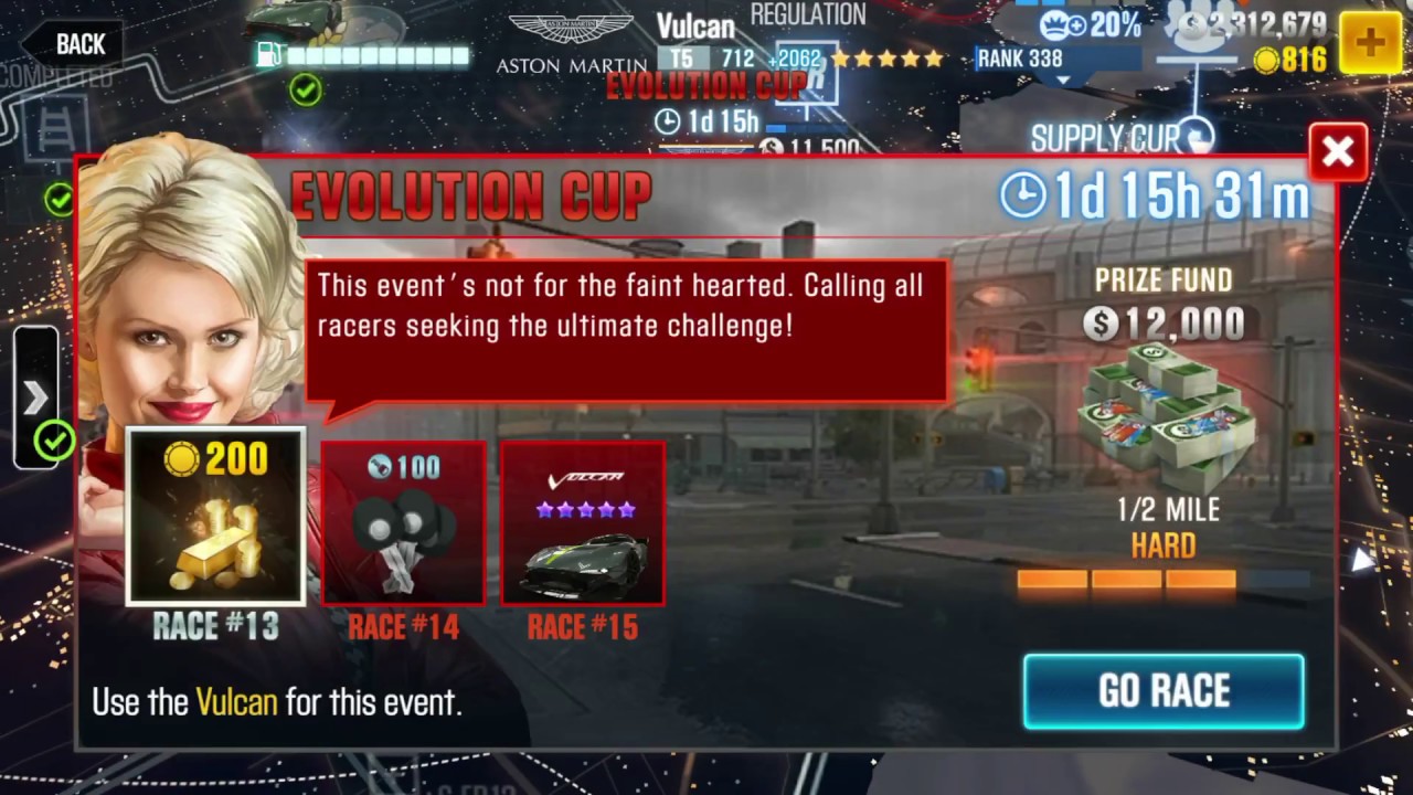 Vulcan Evolution Cup 3-13 Race HD