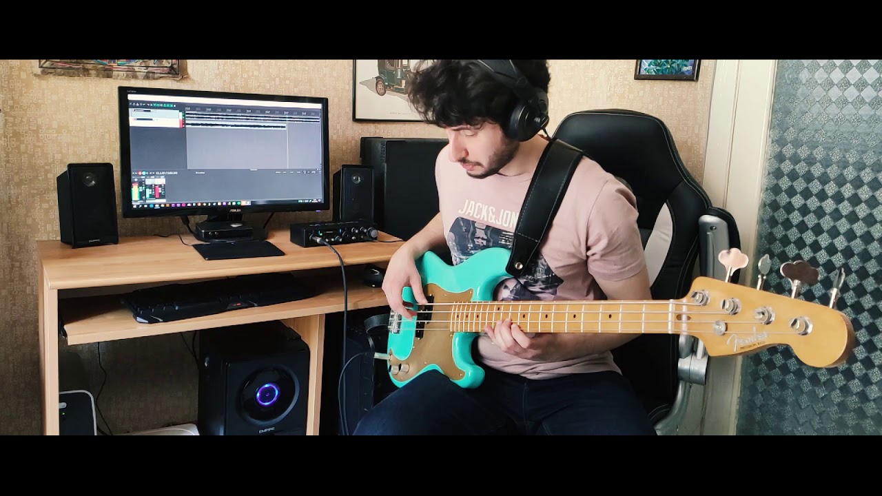 Radiohead - Myxomatosis (bass cover)