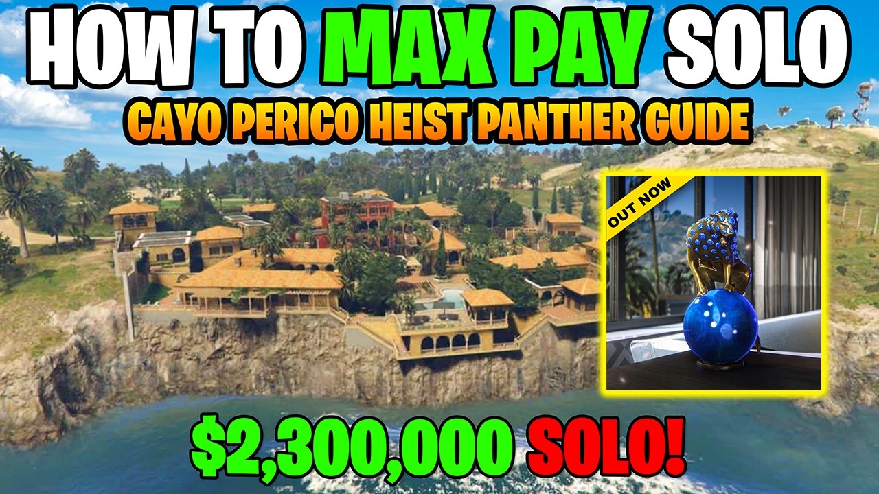 Как заработать $2 300 000 в ограблении Cayo Perico В ОДИНОЧКУ &mdash; ЛЕГКО! GTA Online
