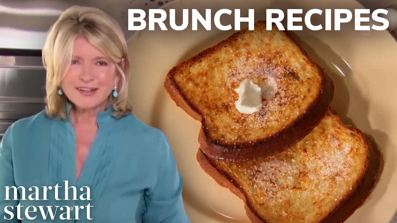 Martha Stewart's Best Sweet Brunch Recipes | Martha's Best Cakes and Pastries