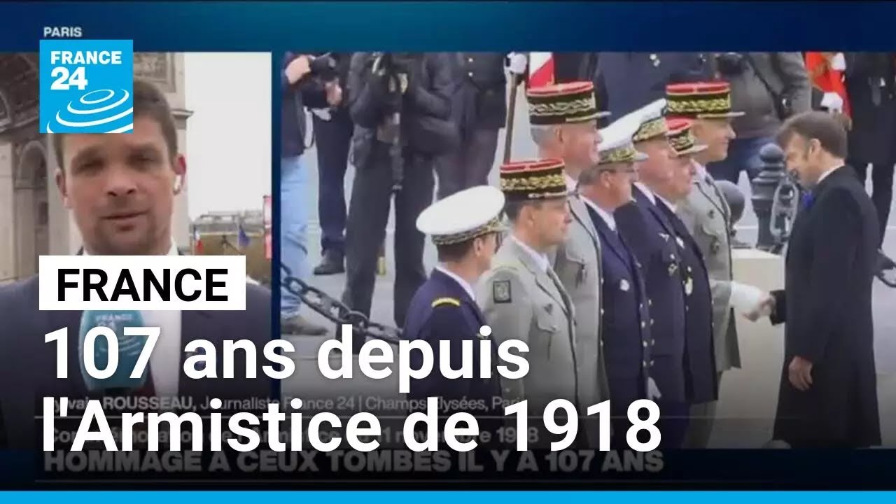 11 novembre : 107 ans depuis la fin de la Premi&egrave;re guerre mondiale &bull; FRANCE 24