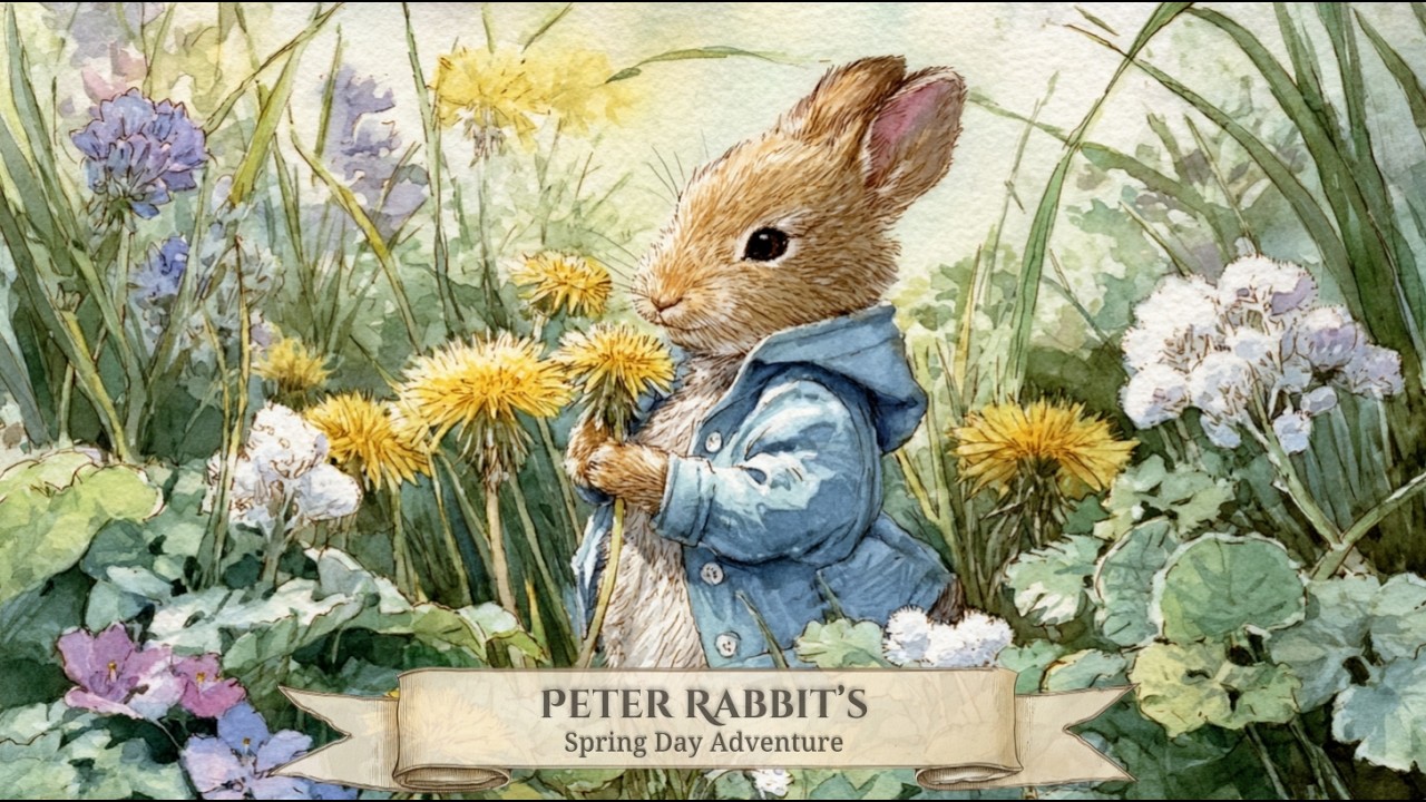 Уютная весна Питера Кролика 🐰｜Уютная классика｜Музыка для учебы и отдыха