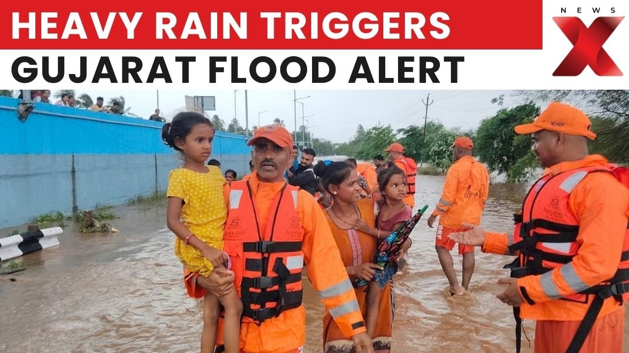 Heavy Rain in Gujarat: A Bridge Vanished Under Water as Gujarat's Rivers Continue to Rise