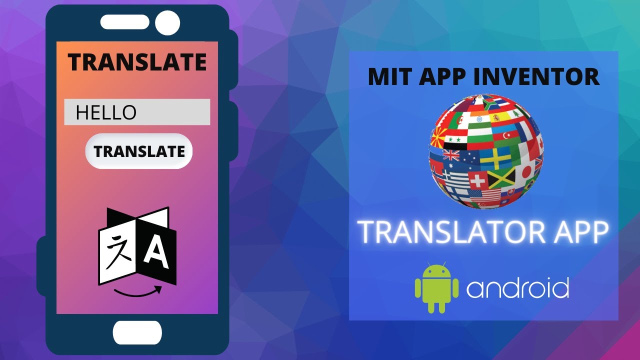 How To Create Language Translator App || MIT App Inventor || By Krishna Raghavendran
