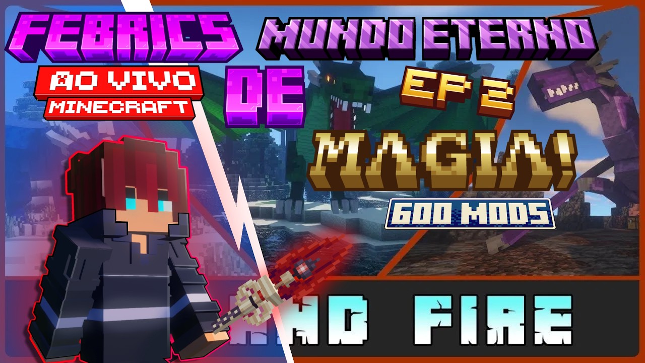 MUNDO ETERNO l Tentando bater 200 INSCRITOS! (600 Mods)
